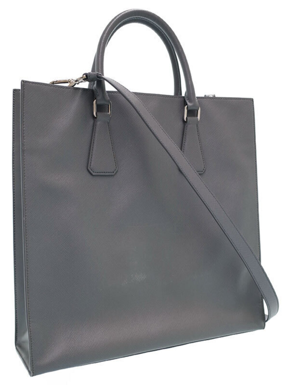 Prada bag Black leather Saffiano tote